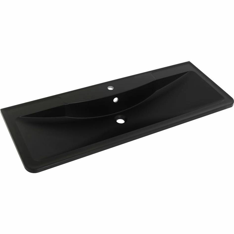 Раковина из искусственного камня BelBagno 120x45.5, BB1200/455-LV-ART-ALR-NERO