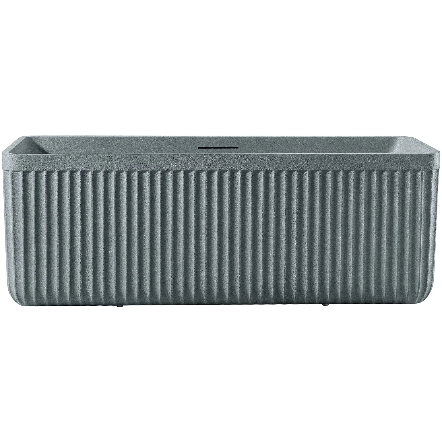 Ванна из искусственного камня Altrobagno Чинция (Cinzia) 170x75, ALTROBAGNOCinzia090107GraniteGray