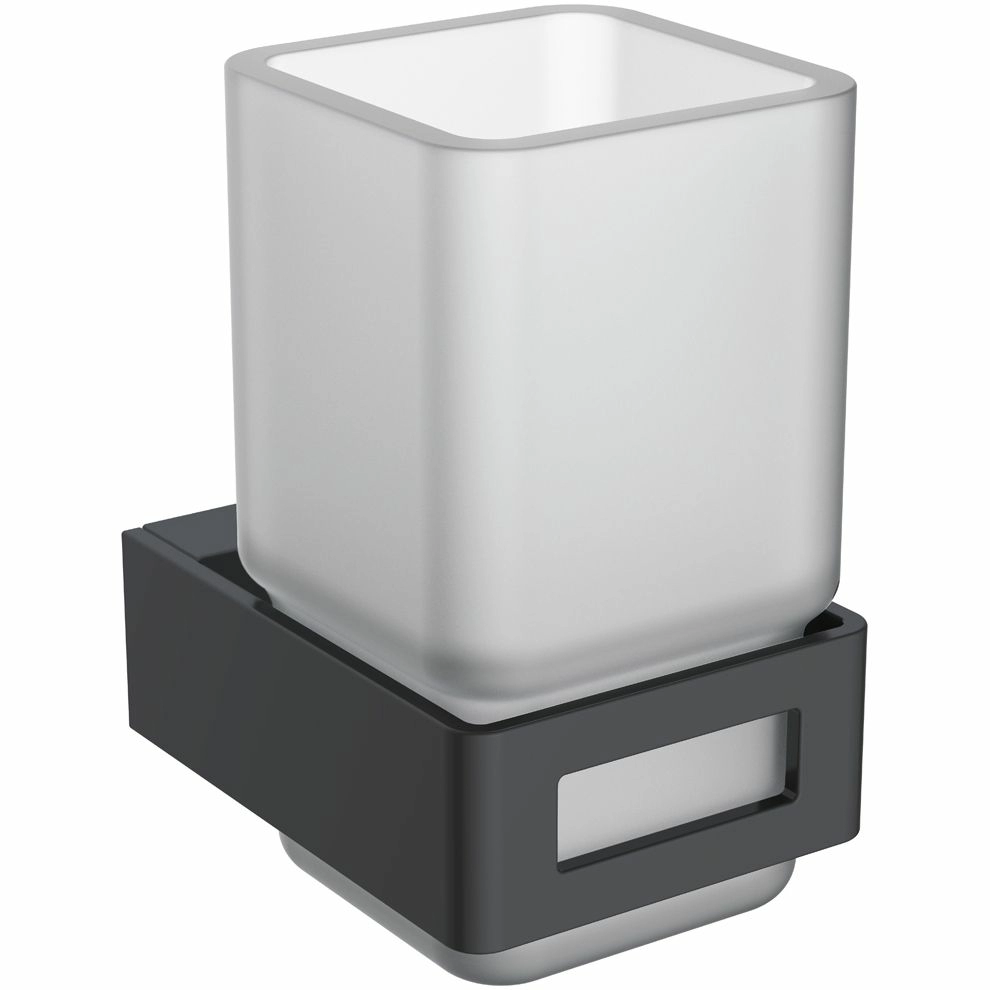 Стакан для зубных щеток Boheme Q Black, 10944-B