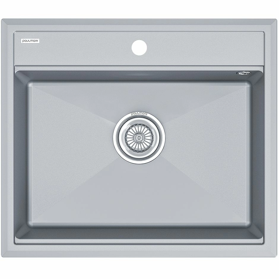 Мойка Paulmark Stepia 60 серый металлик, PM115951-GRM