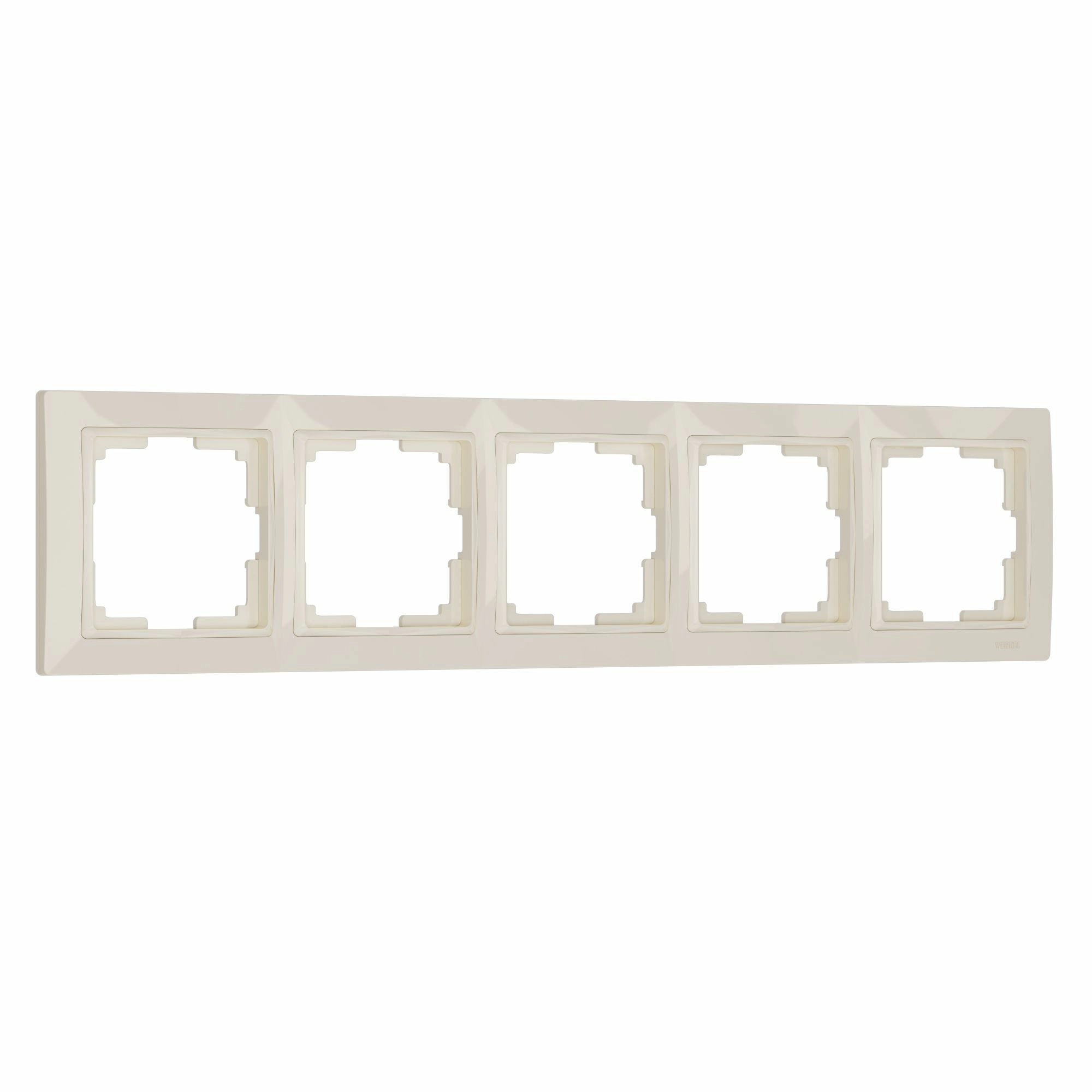 Рамка на 5 постов Werkel Basic W0052003 (слоновая кость)