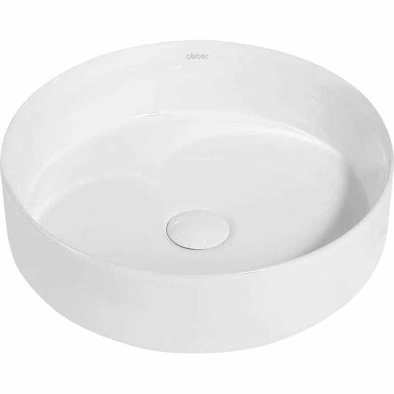 Раковина накладная Abber Bequem 40x40 AC2109 белая