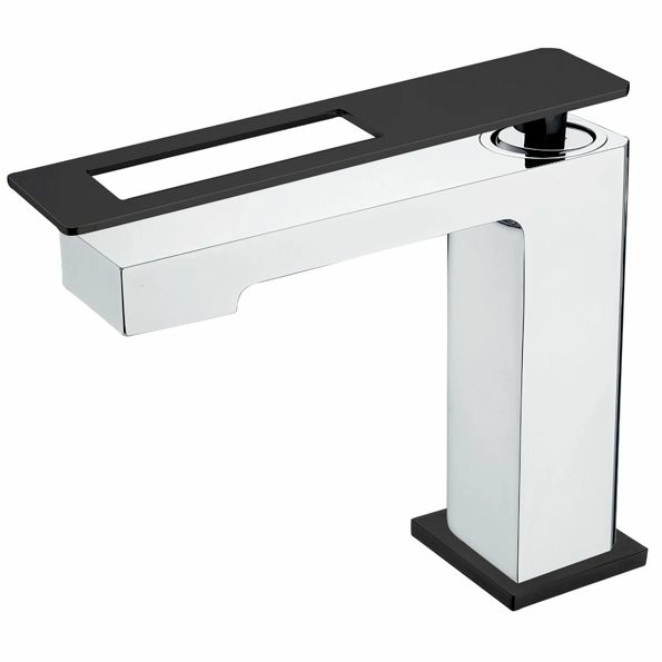 Смеситель для умывальника Boheme Q Chrome/Black, 141-CRB