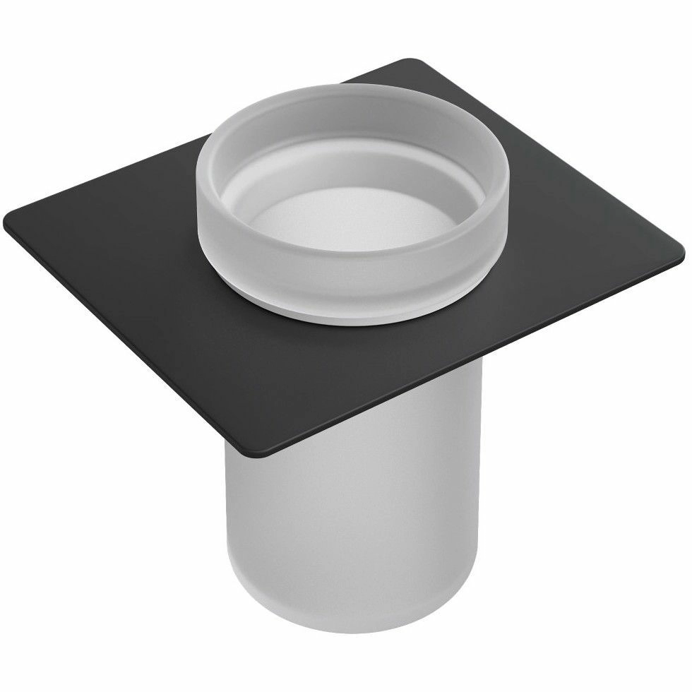 Стакан для полки Boheme Uno Black, 10966-B-TUM