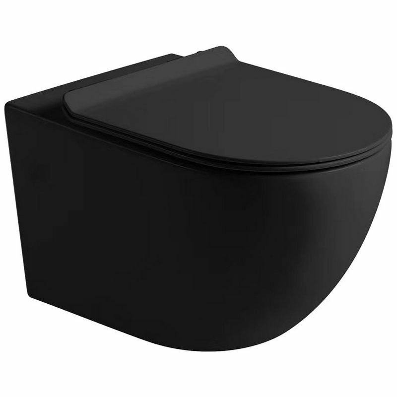 Унитаз подвесной безободковый Santiline, SL-5002MB