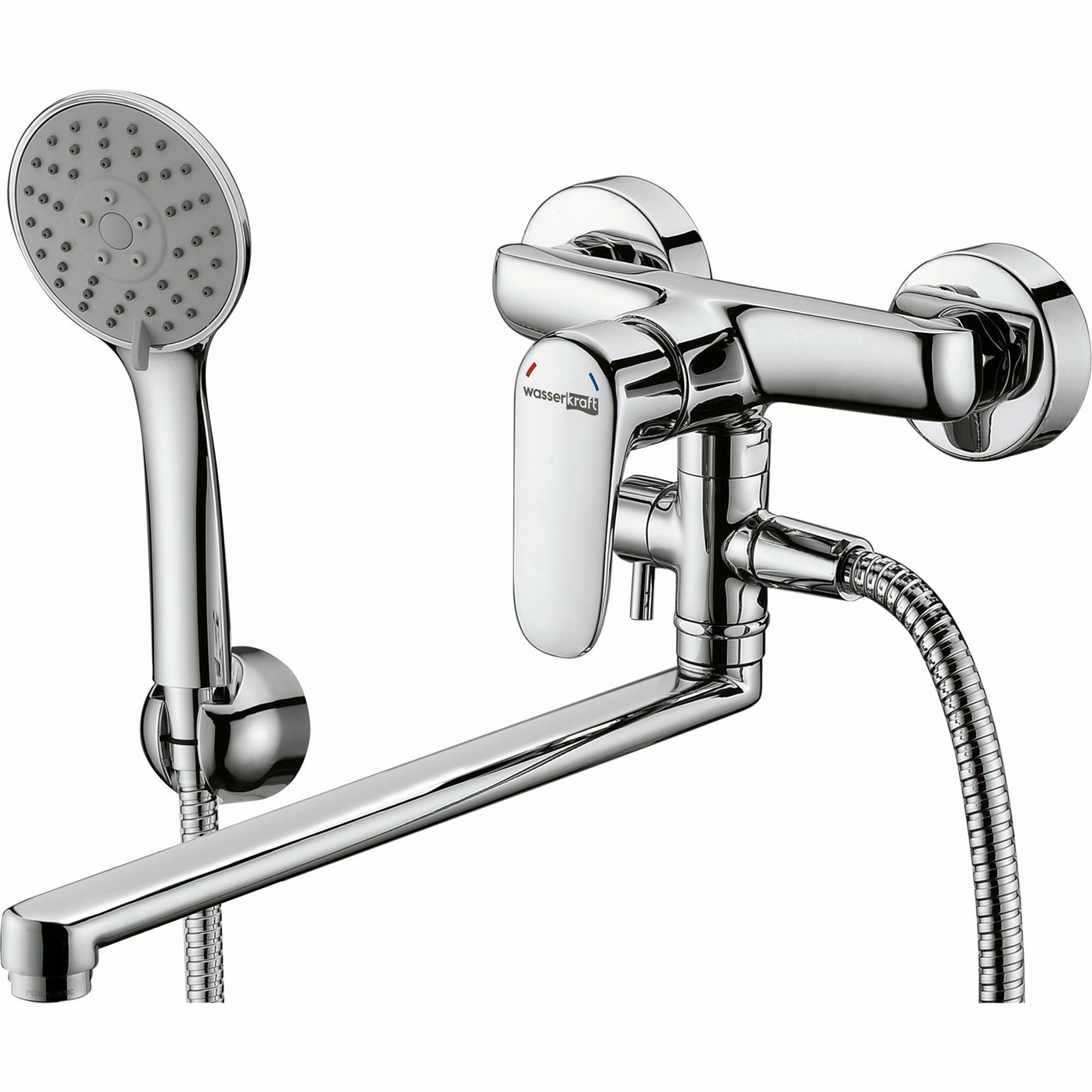 Смеситель для ванны с длинным изливом WasserKRAFT Vils, 5602L