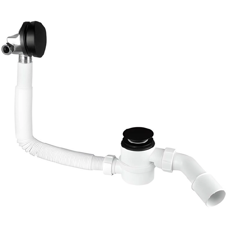 Сифон для ванны с наполнением McAlpine, HCN2600CC-15MM-MB