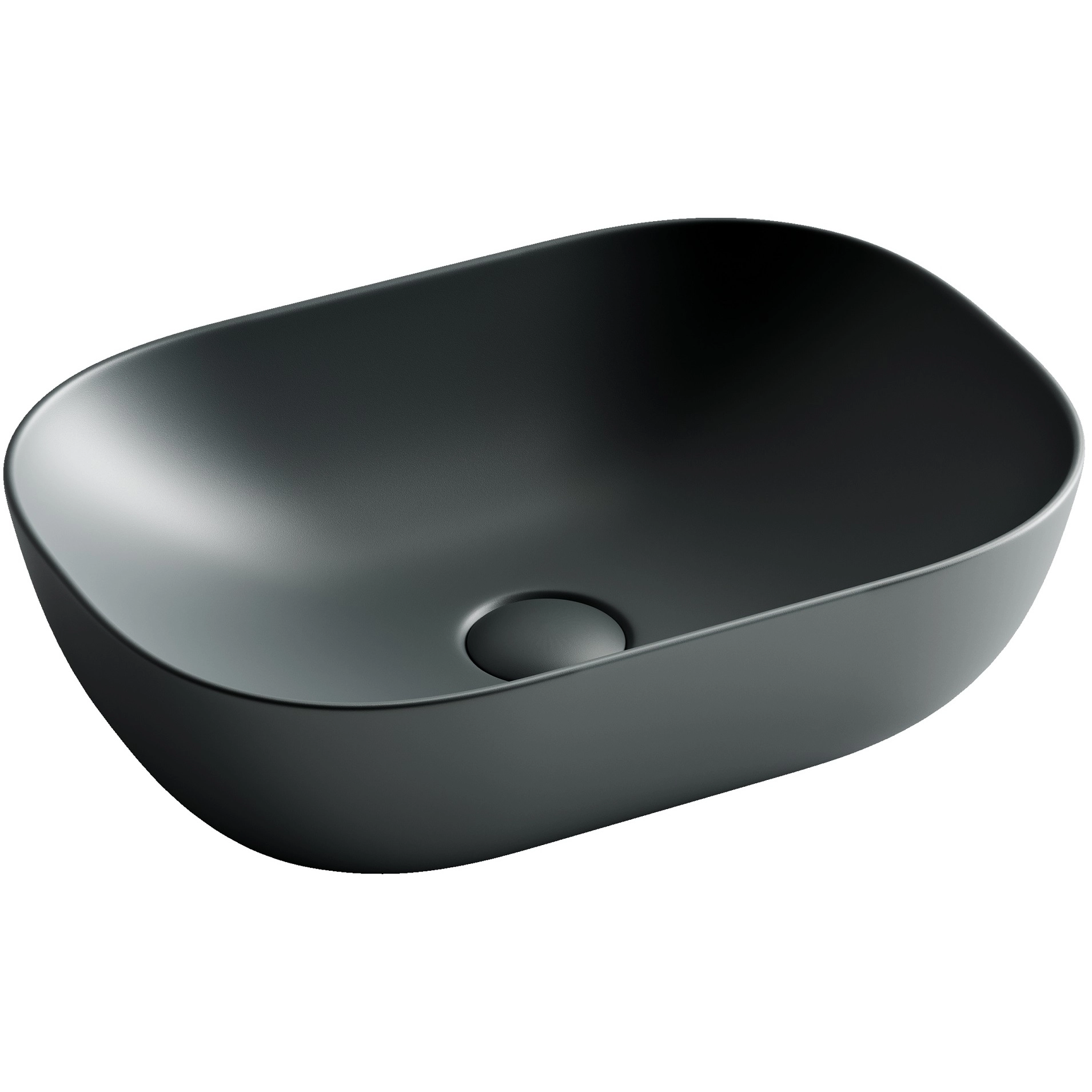 Умывальник чаша накладная прямоугольная CeramicaNova Element 45.5x32.5, CN6009MDH