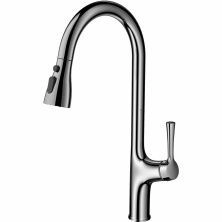 Смеситель для кухни с выдвижным изливом Wonzon & Woghand хром, WW-AE54123-CR