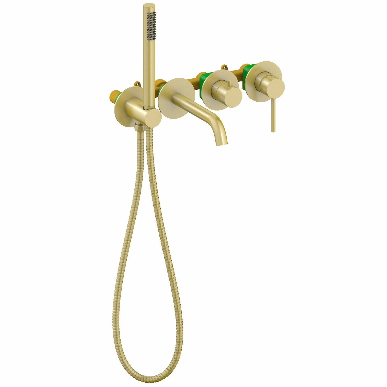 Смеситель для ванны встроенный Timo Saona Brushed Gold, 2314/17YSM