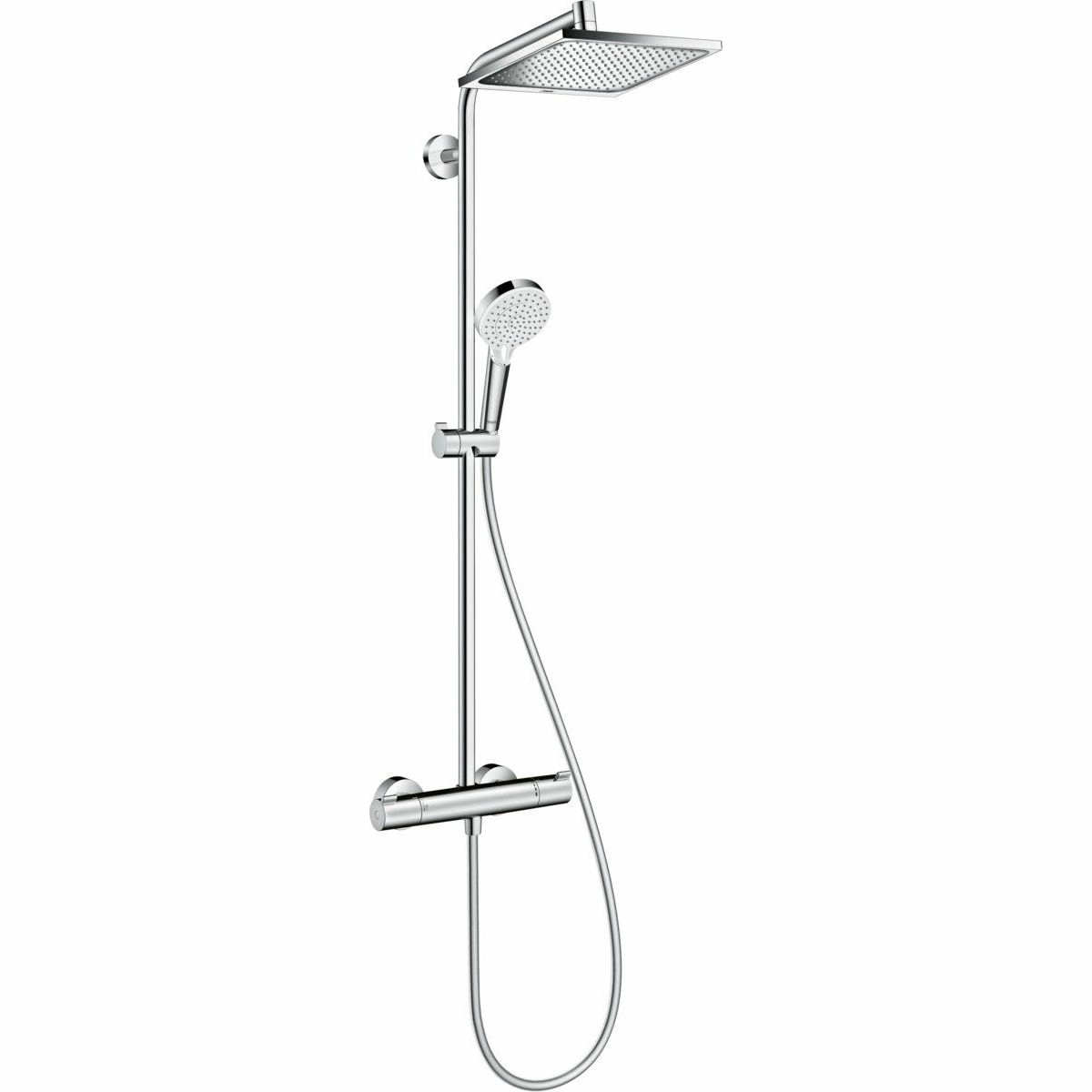 Душевая система Hansgrohe Crometta E 240 Showerpipe EcoSmart, 27281000