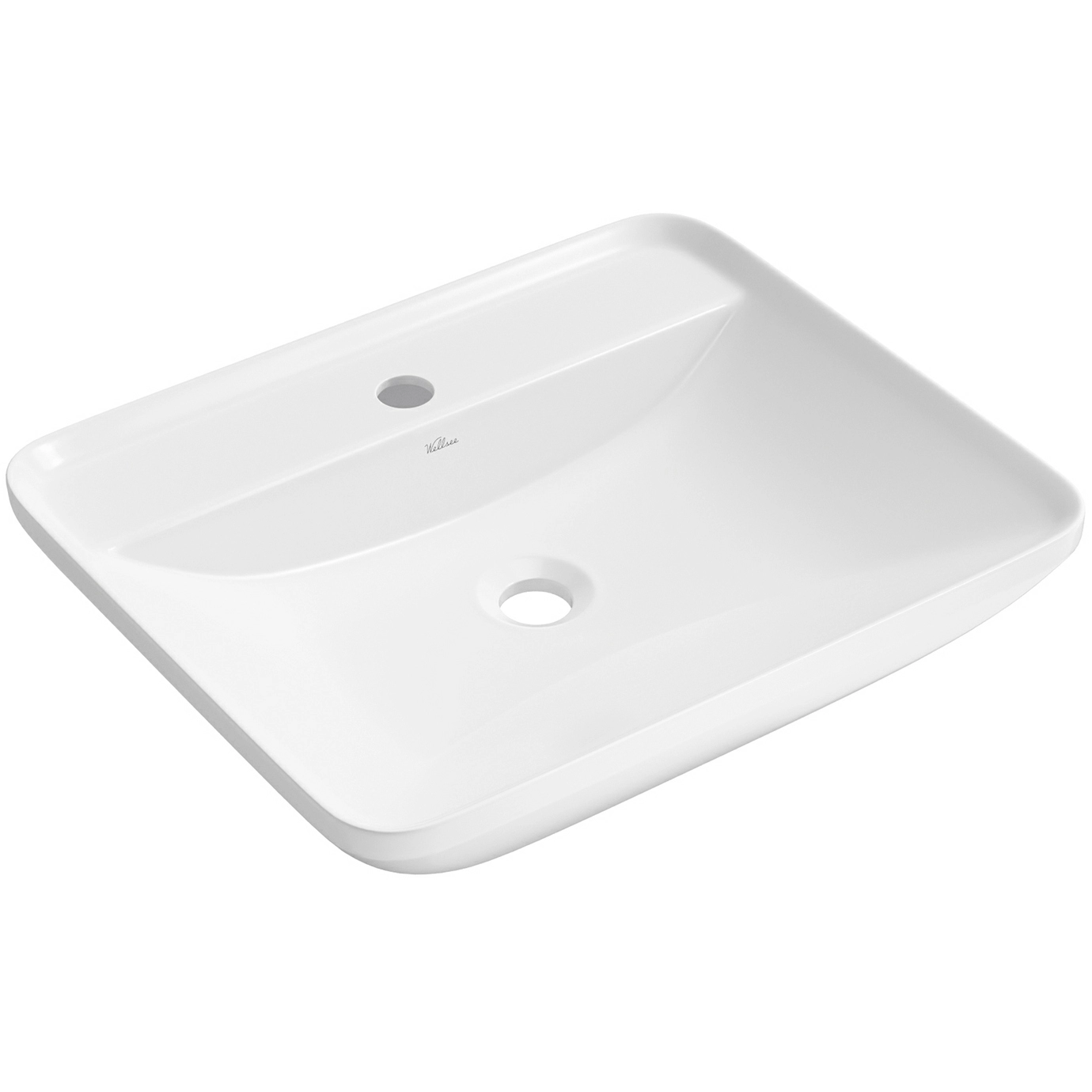 Накладная раковина Wellsee Cute Twin S 45x42, 318302000