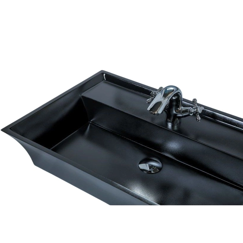 Раковина накладная Boheme Neoart 67x45 Black, 802