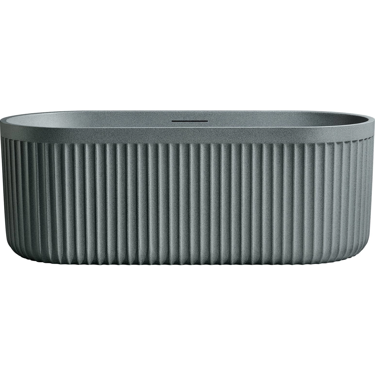 Ванна из искусственного камня Altrobagno Джанни (Gianni) 170x75, ALTROBAGNOGianni090212GraniteGray