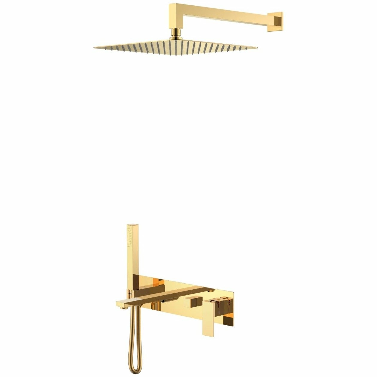 Душевая система Boheme Qubic Shine Gold, 474-G