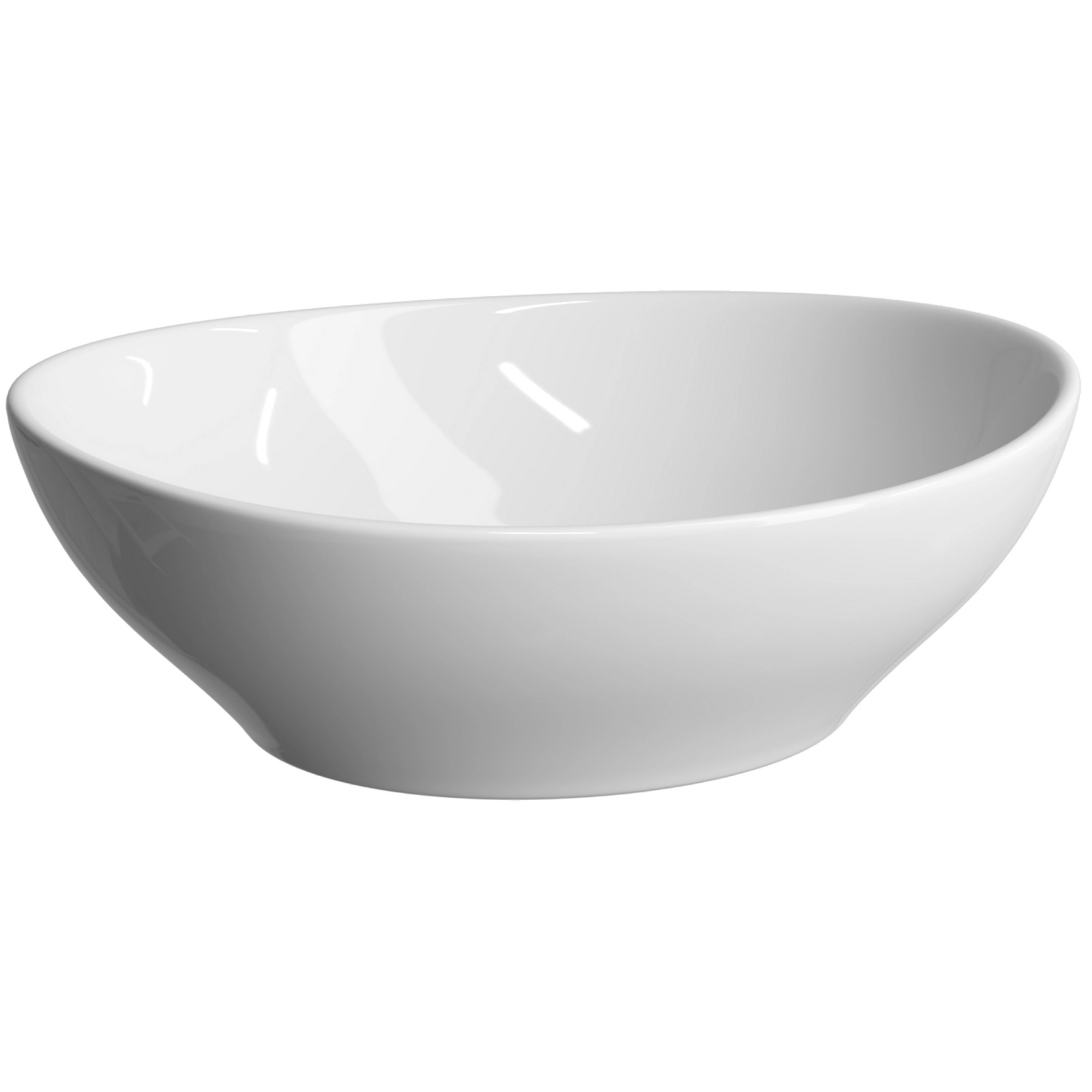 Умывальник чаша накладная овальная CeramicaNova Element 41x33, CN6016