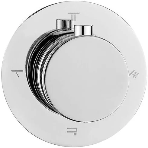Дивертор встраиваемый 4 режима Boheme Uno Chrome, 624/4-CR