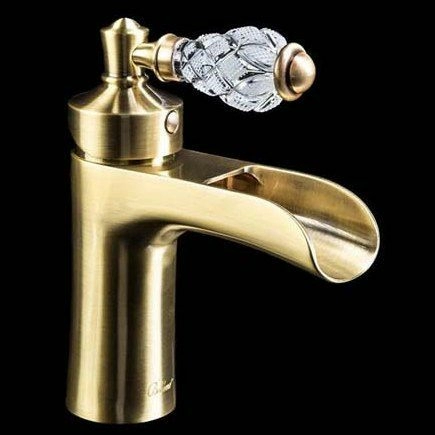 Смеситель для умывальника Boheme Vogue Crystal Bronze, 201