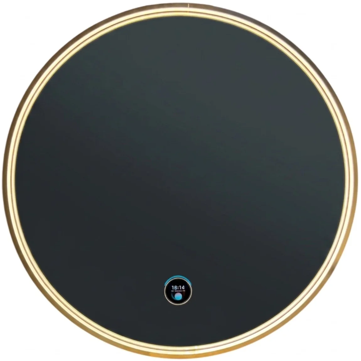 Зеркало Roxen Entry Round Brushed Gold