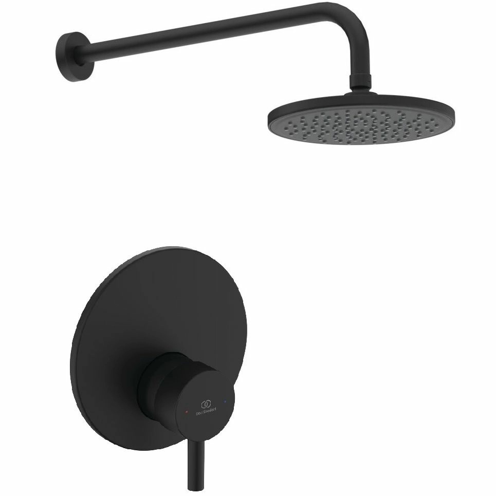 Система скрытого монтажа Ideal Standard Ceraline Black (3 in 1), SetA6940XG