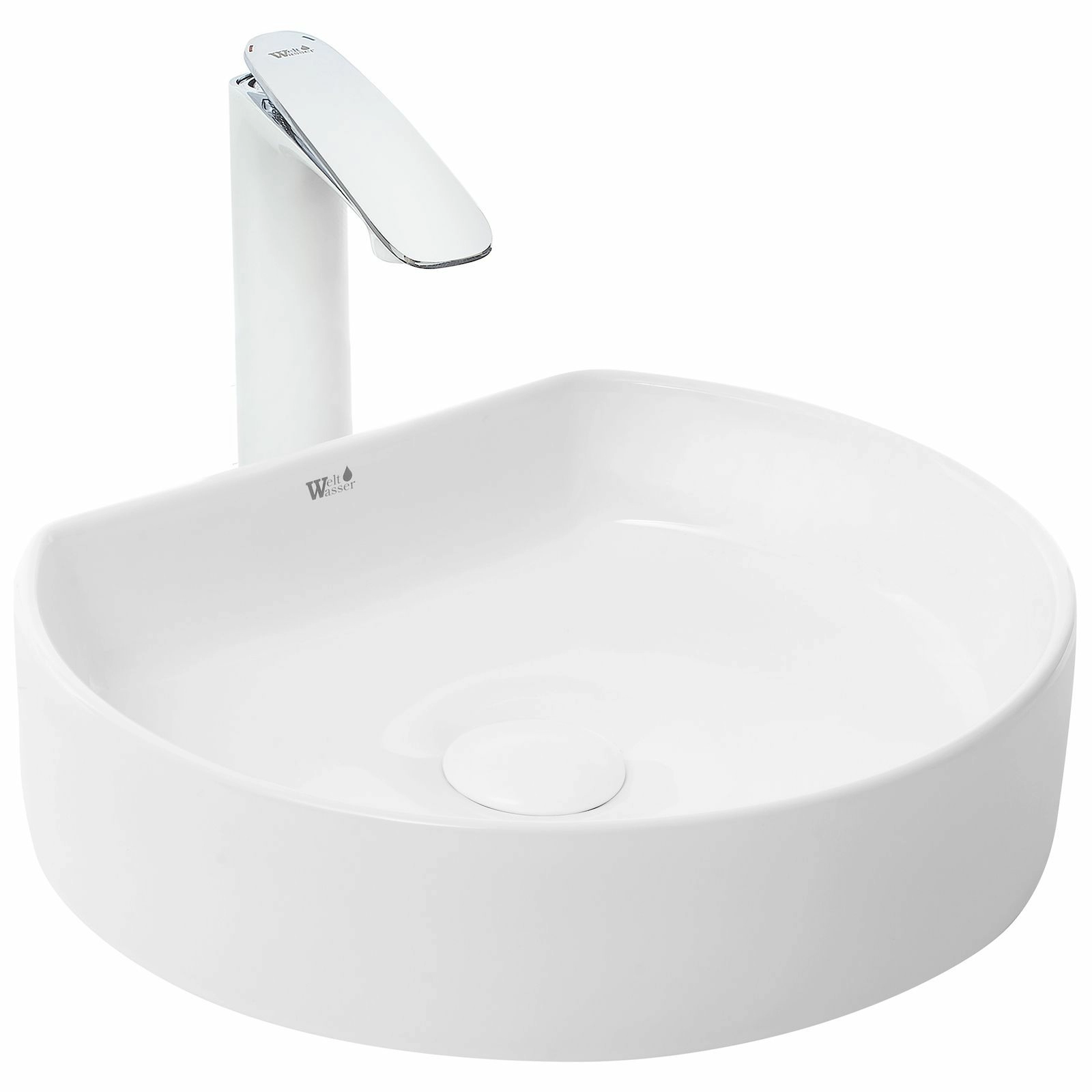 Раковина накладная WeltWasser 40x35, WW ELBACH 3041