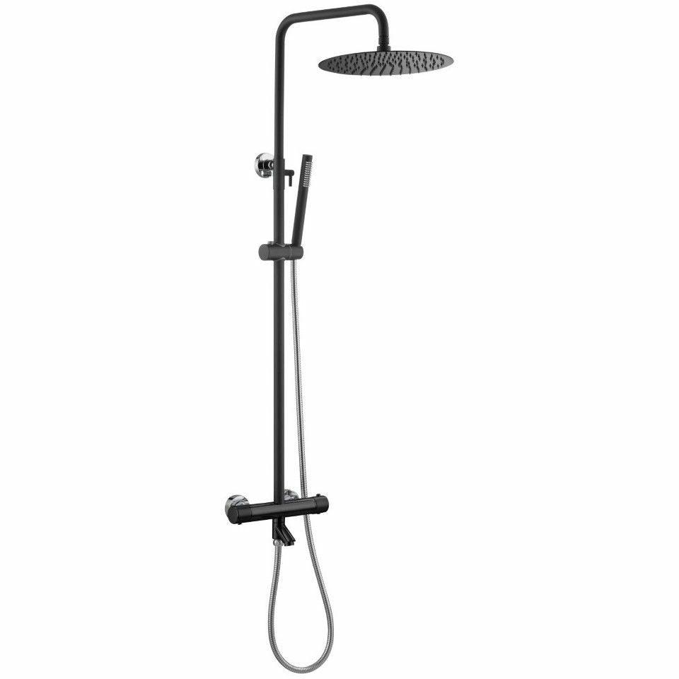 Стойка для душа Boheme Uno Black/Chrome, 468-T-BCR