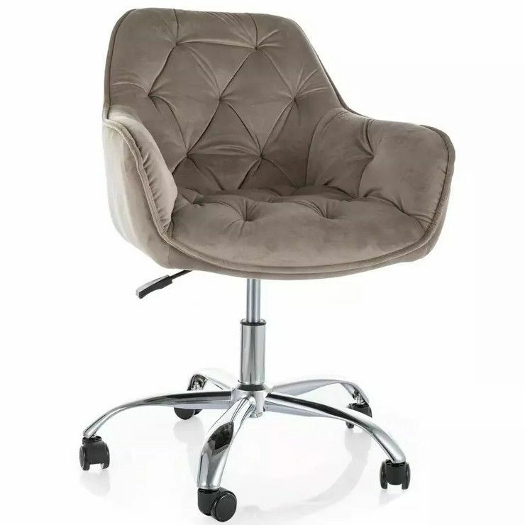 Кресло компьютерное Signal Q-190 Velvet Bluvel 40 темно-бежевый, OBRQ190VCBE