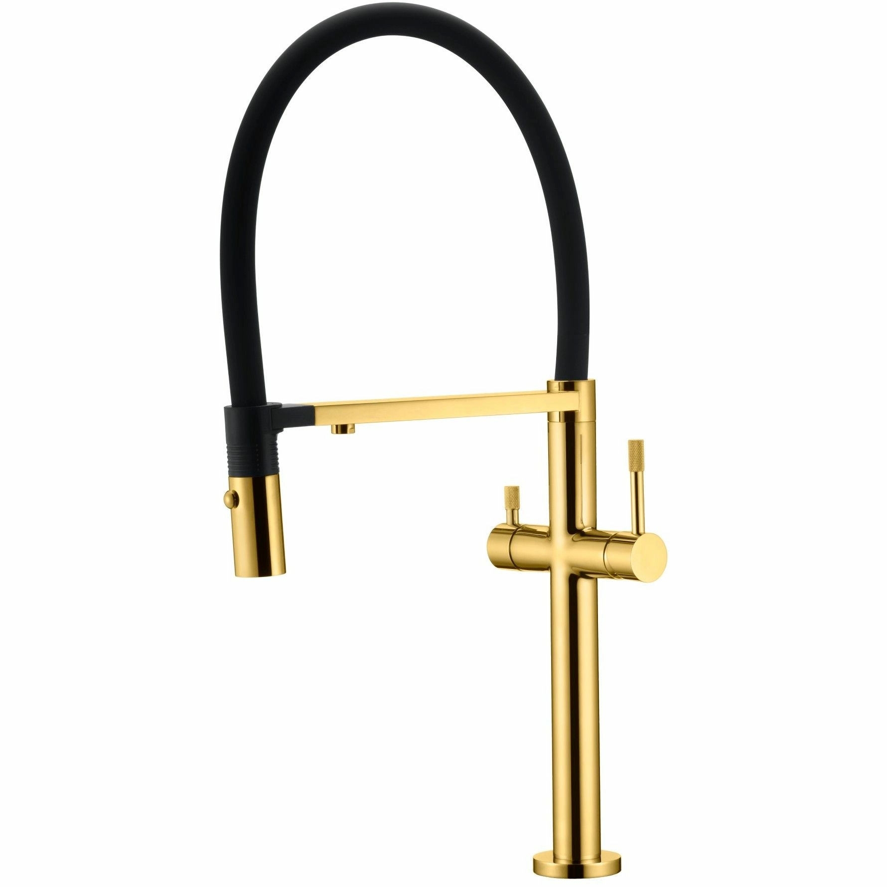 Смеситель для кухни Boheme Uno Gold, 115-G