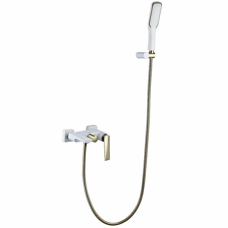 Смеситель для ванны Boheme Venturo White/Gold, 383-W