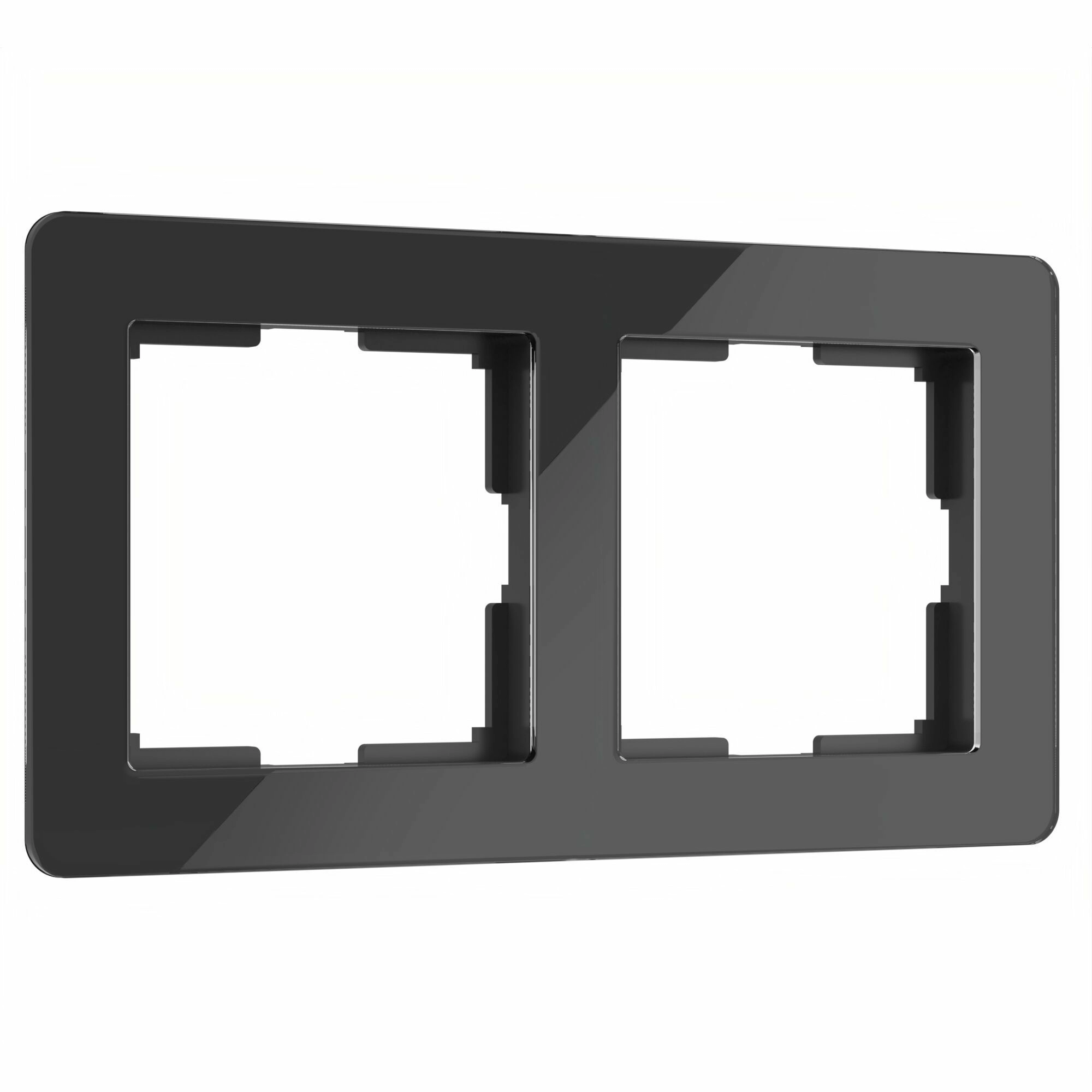 Рамка на 2 поста Werkel Acrylic W0022708 (черный)