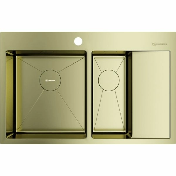 Мойка Omoikiri Akisame 78-2-LG-L, 4973087