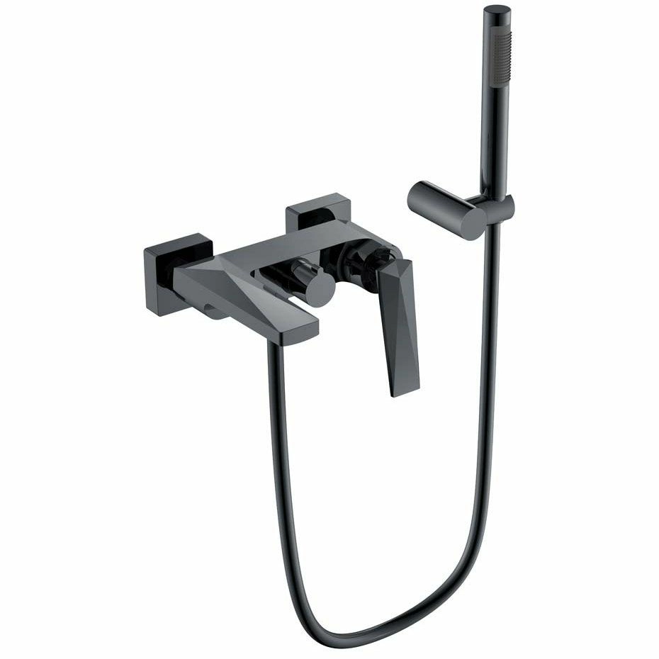 Смеситель для ванны Boheme Venturo Shine Gun Metall, 373-SGM