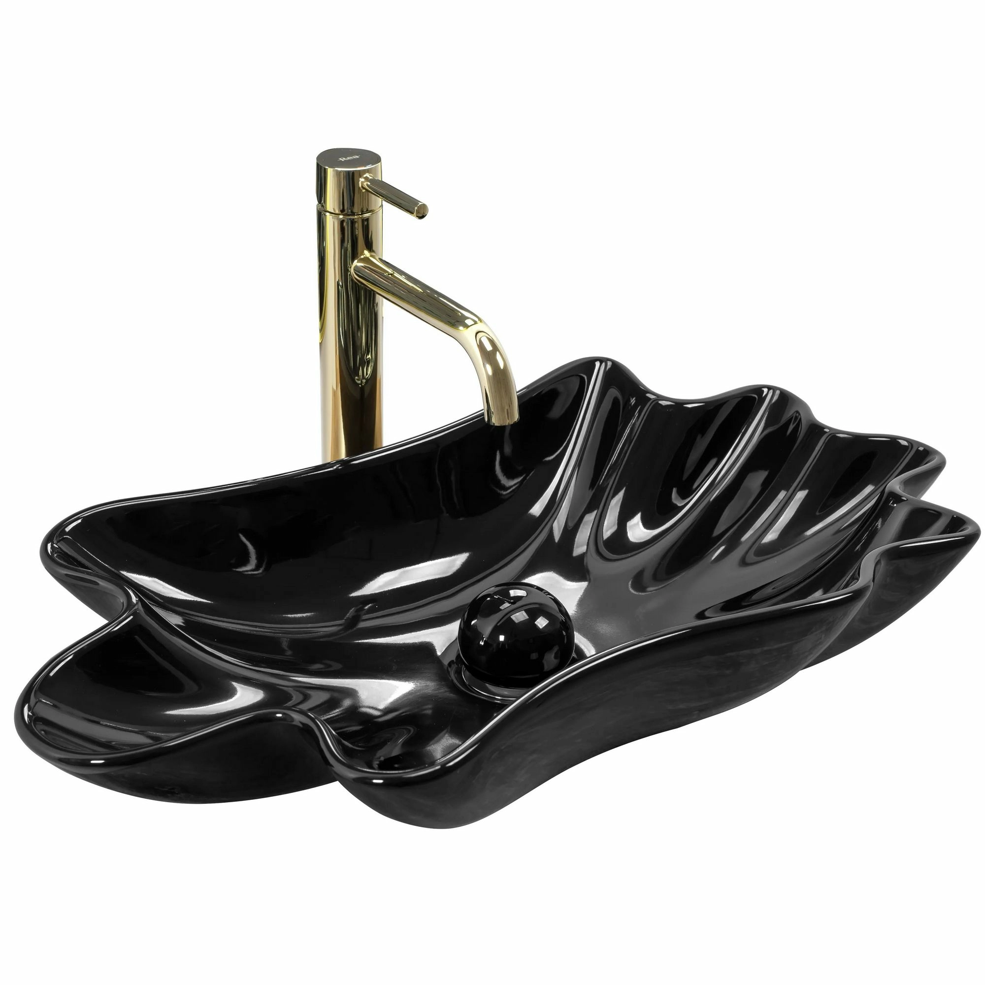 Умывальник Rea Infinity Black 62x33, REA-U3401