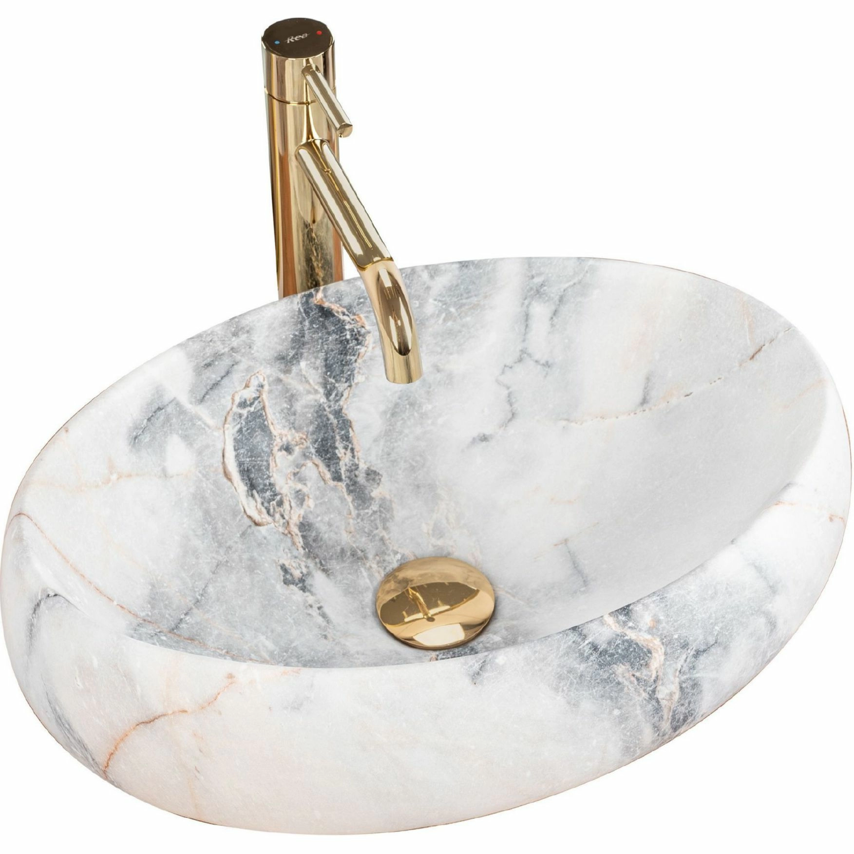 Умывальник Rea Linda Granit Matt 48.5x34, REA-U8567
