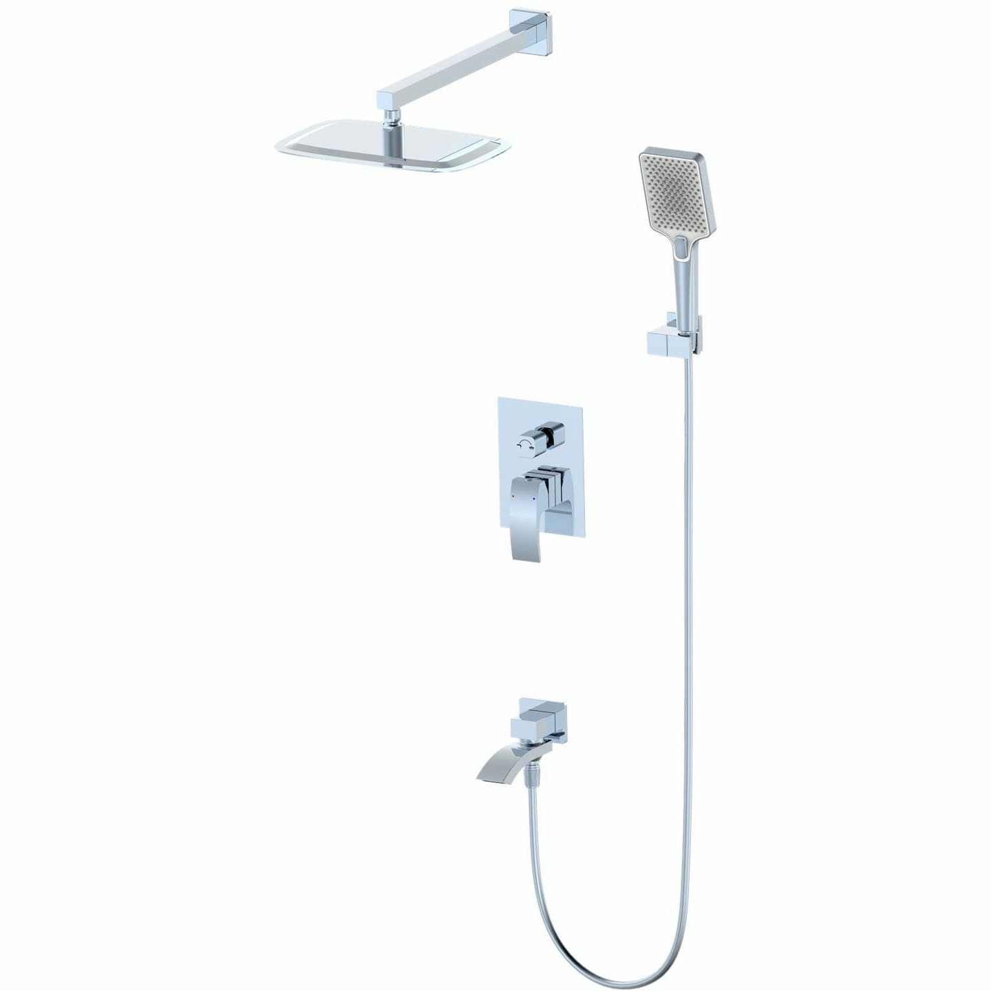 Душевая система встраиваемая Wonzon & Woghand хром, WW-88939009A-CR