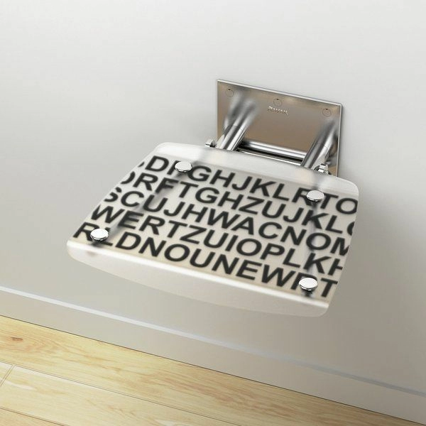 Сиденье для душа Ravak OVO-B Decor Text, B8F0000030