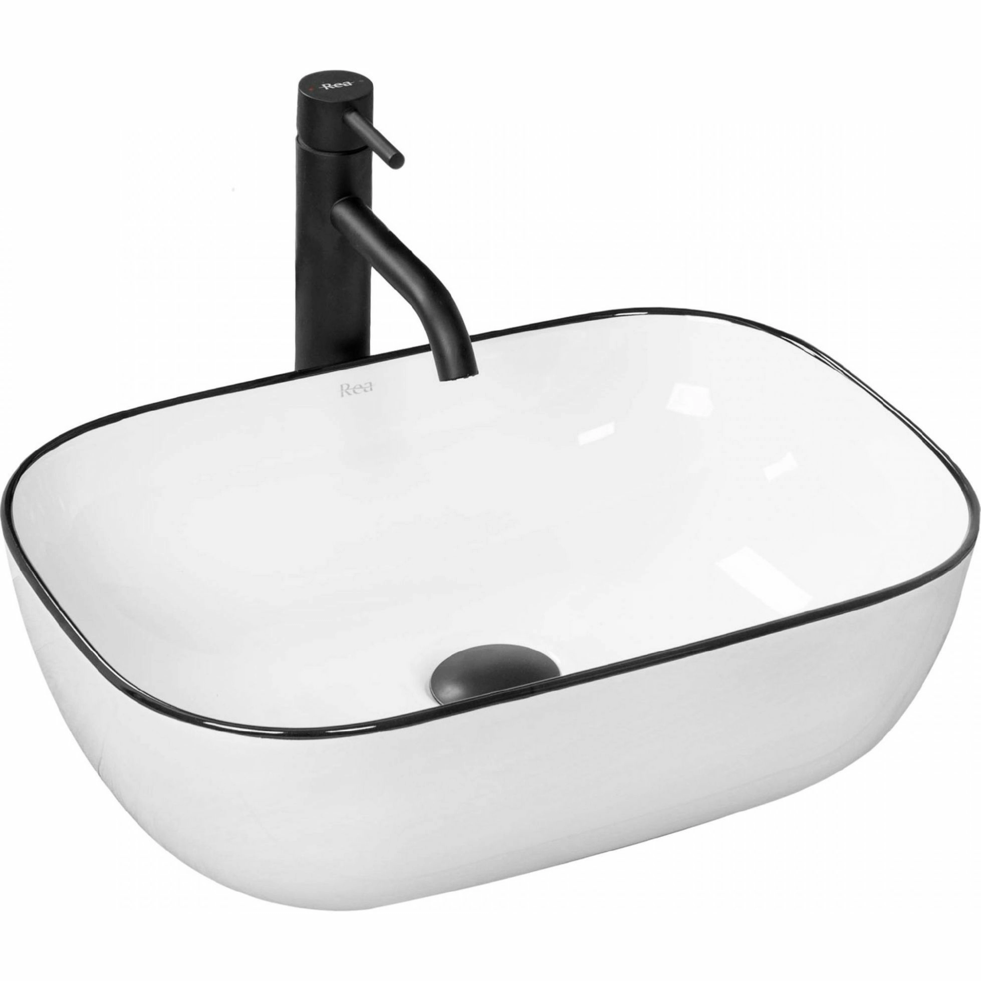 Умывальник Rea Marbel 46.5x33, REA-U8603