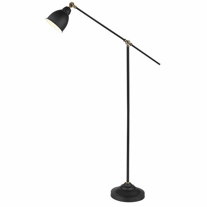Торшер Arte Lamp Braccio, A2054PN-1BK