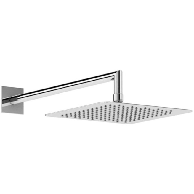Душевая лейка 300x300 мм с настенным держателем Bruma QuadraBlue 145 626 2CR Chrome, 1456262CR