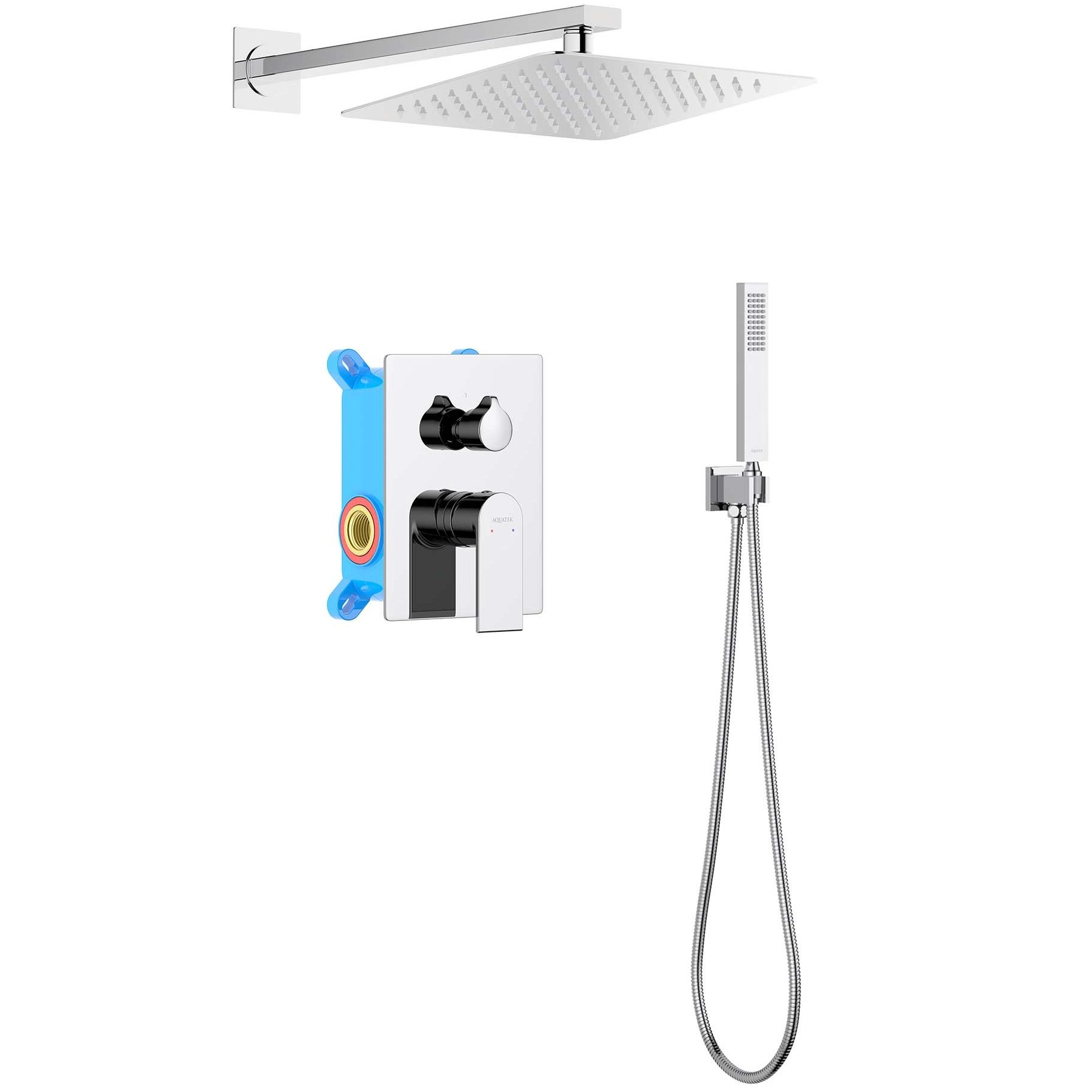 Душевая система Aquatek Лира 3 в 1, AQ1472CR