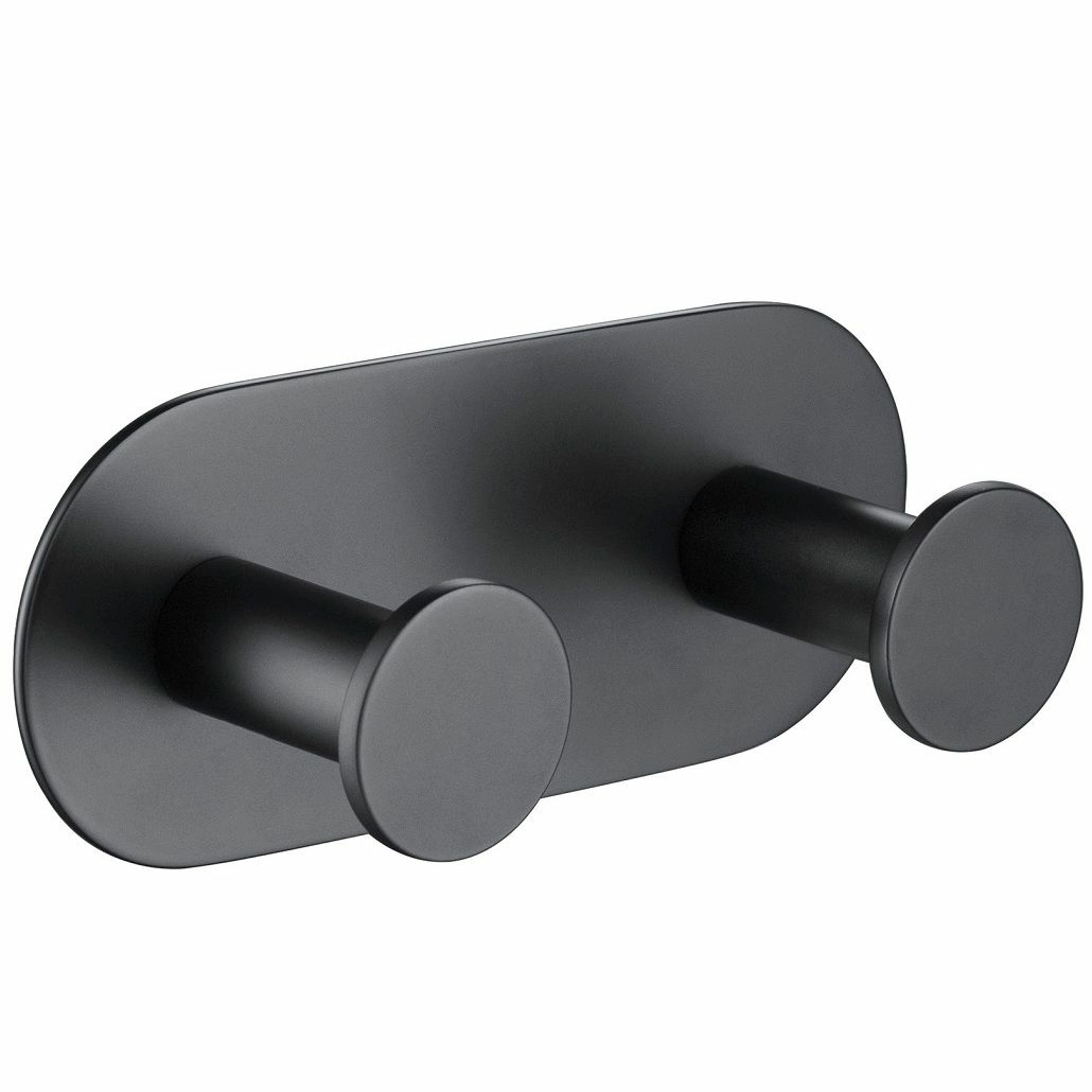 Вешалка 2 крючка Timo Saona Black, 13014/03
