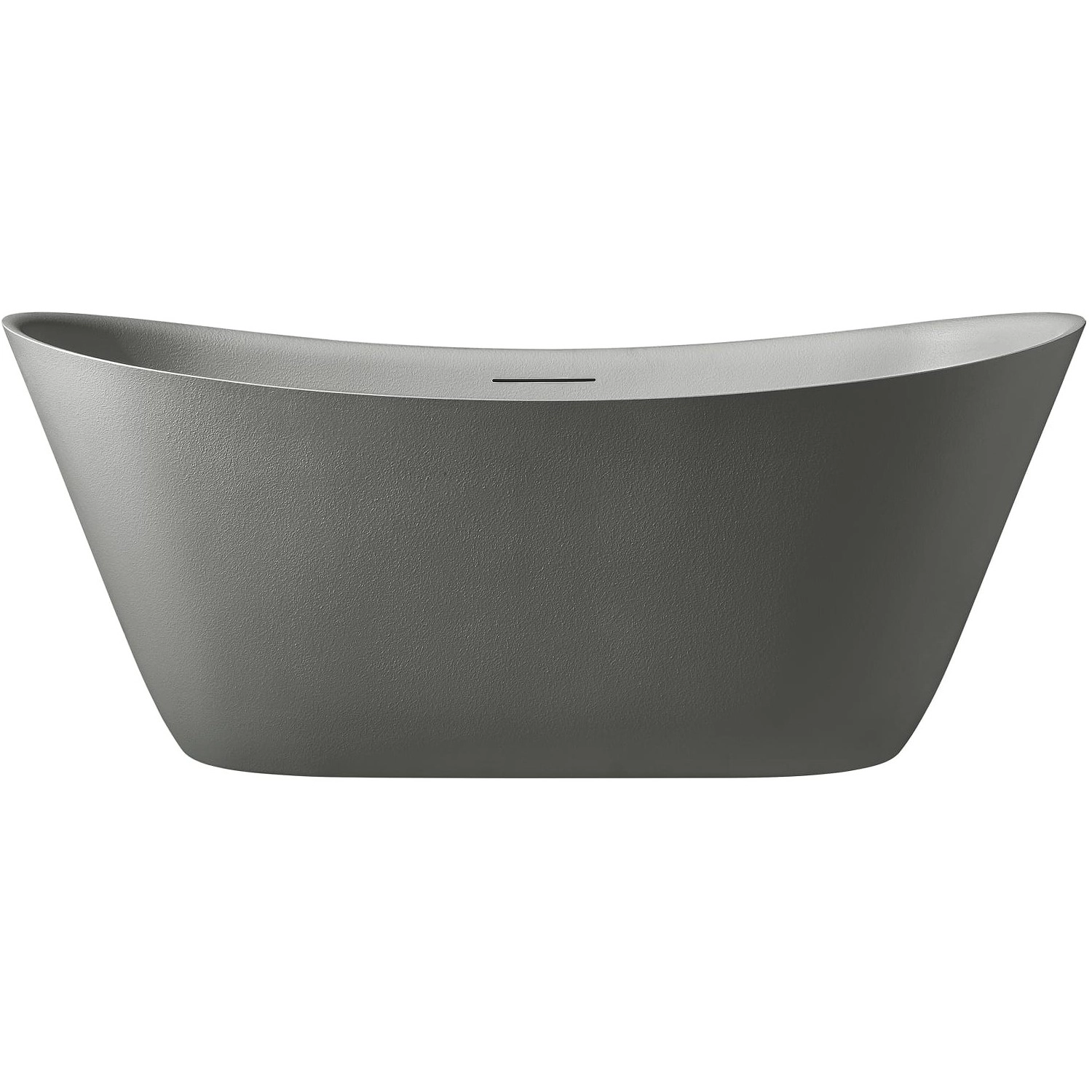 Ванна из искусственного камня Altrobagno Фиорина (Fiorina) 170x75, ALTROBAGNOFiorina090219CementGrey
