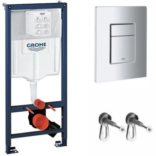 Инсталляция для унитаза Grohe Rapid SL с кнопкой Skate Cosmopolitan, 38536001 + 38732000