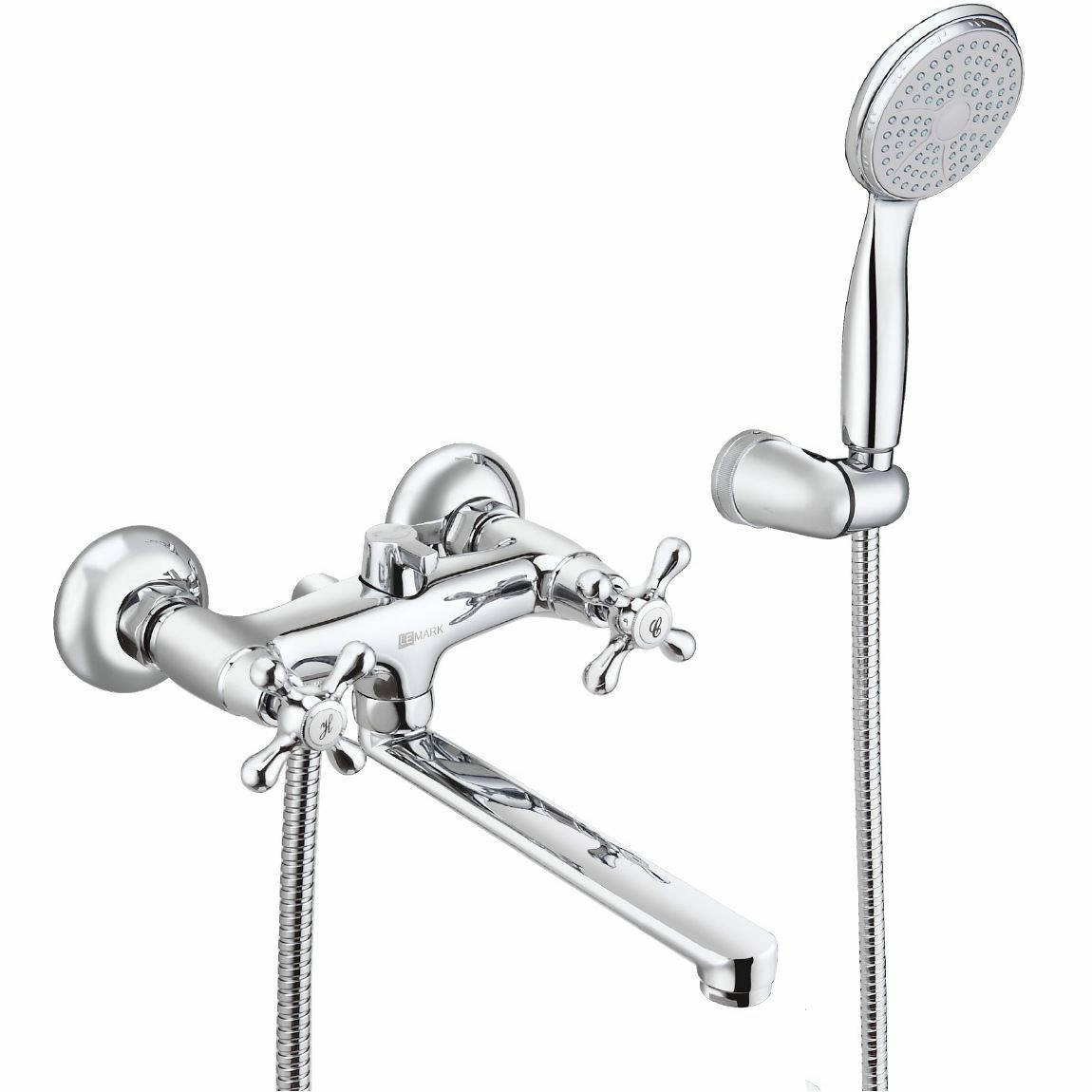 Смеситель универсальный с плоским изливом Lemark Standard, LM2113C