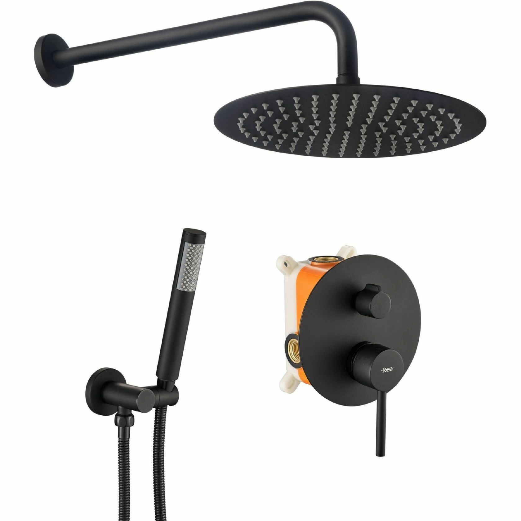 Душевая система Rea Lungo Black, REA-P4100