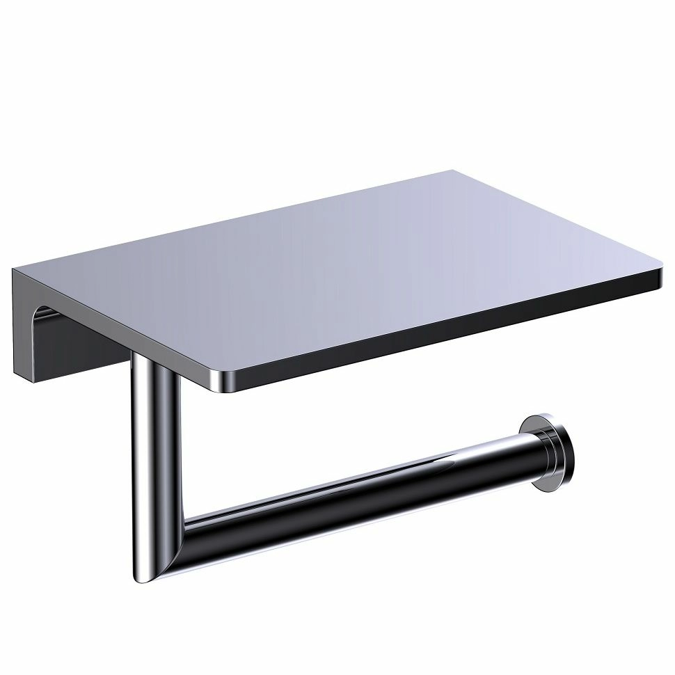Бумагодержатель с полкой для телефона Timo Selene Chrome, 10040/00