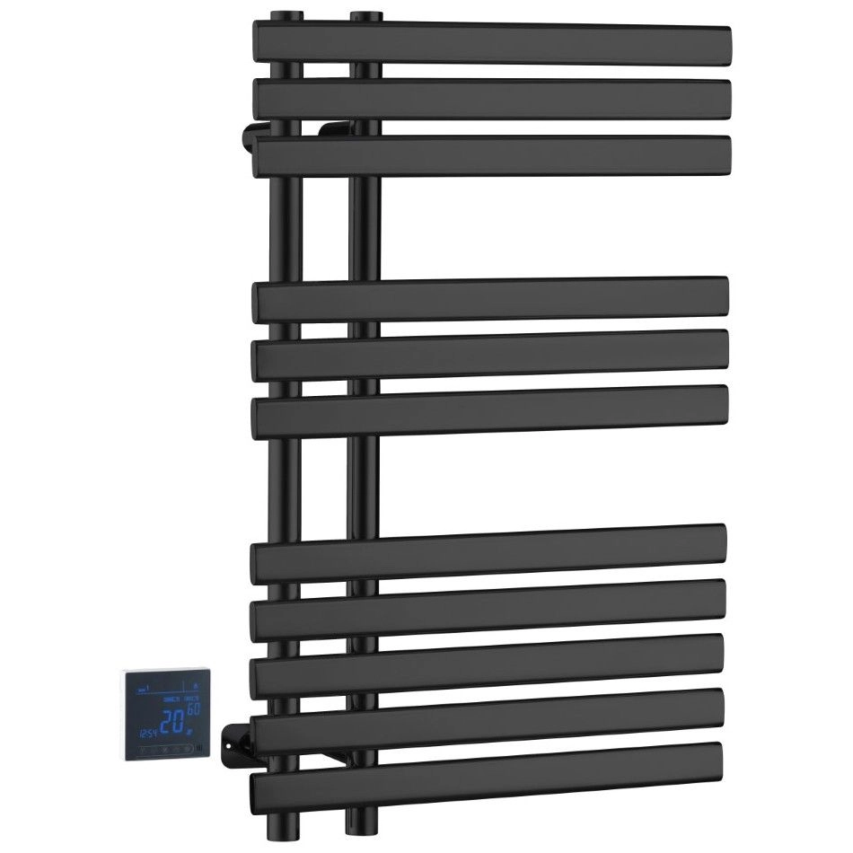 Полотенцесушитель электрический Boheme Venturo Black 80x50, 723-B