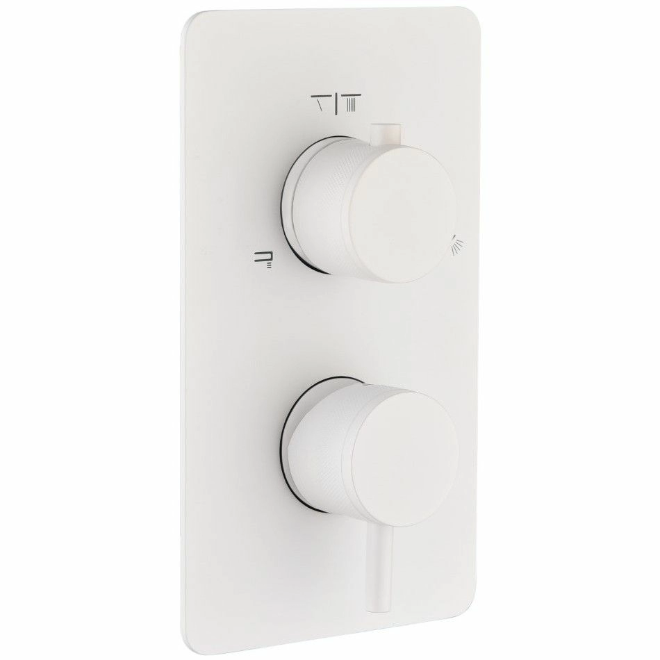 Смеситель встроенный 2 выхода Boheme Cell Matt White, 135-2-MW