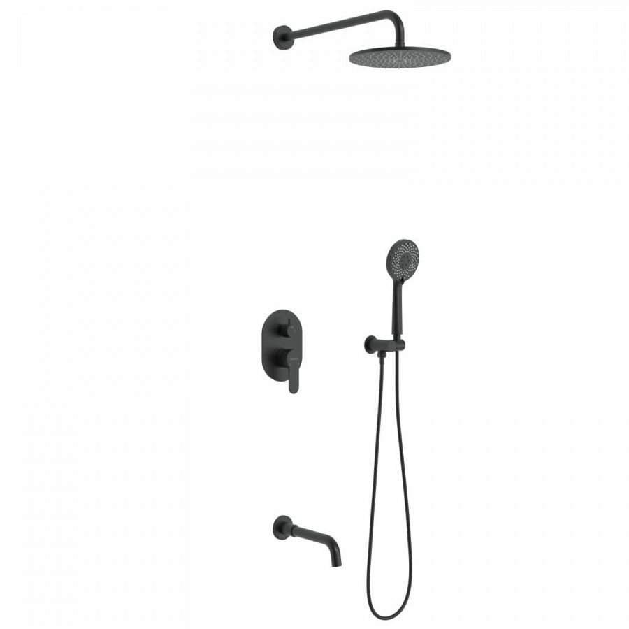 Душевой комплект Berges Ventas 3R Black, 073008