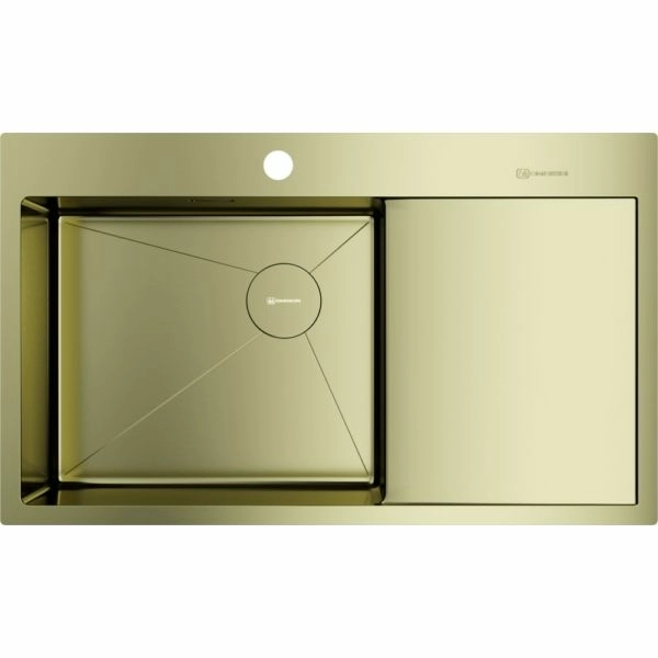 Мойка Omoikiri Akisame 86-LG-L Side, 4997045